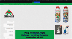 Desktop Screenshot of mormino.it